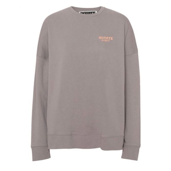 ROTATE BIRGER CHRISTENSEN grey Iris “ROTATE Sunday” oversized crewneck sweatshir - Picture 10 of 11